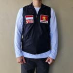 Konveksi Rompi Vest Tactical PARTAI GERINDRA 1 Set Emblem Premium - Hitam, S