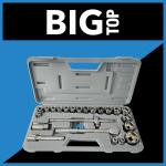 BIG TOP Kunci Sok Set 25pcs Segi 6 / Kunci Shock Dr. 1/2'' (1740-025)