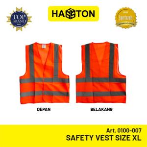 Hasston Safety Vest Size XL / Rompi Keselamatan Orange (0100-007)