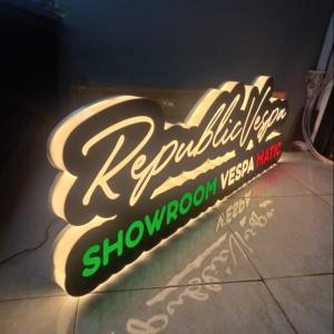 jasa pembuatan acrylic neon murah di karawang