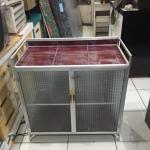 RAK KOMPOR WASTAFEL MEJA KOMPOR WASTAFEL RAK CUCI PIRING KITCHEN SET - 2 PINTU