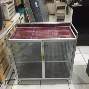RAK KOMPOR WASTAFEL MEJA KOMPOR WASTAFEL RAK CUCI PIRING KITCHEN SET - 2 PINTU