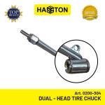 Hasston Dual-Head Tire Chuck / Kepala Inflator Pengisi Angin Ban (0200-304)