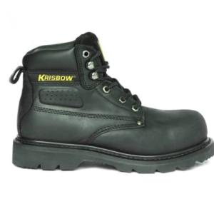 Krisbow Vulcan Sepatu Pengaman safety shoes - 44, Hitam