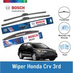 Bosch Wiper Depan dan Belakang for Honda CRV 3rd Gen 26 dan 17 inchi