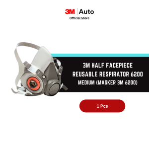 3M Half Facepiece Reusable Respirator 6200 Masker 3M 6200