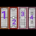 Tralis jendela minimalis/ Teralis Besi Minimalis - motif minimalis, 40×120 CM
