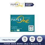PaperOne Kertas F4 75gr Copier 1 Rim (500 lembar) Kertas HVS