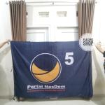 BENDERA PARTAI NASDEM 150x225 CM - SUPER BESAR
