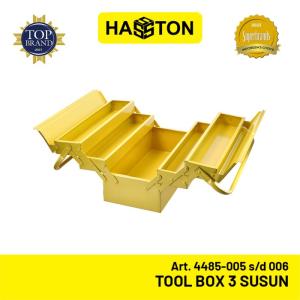 Hasston Tool Box 3 Susun Kuning / Toolbox Besi / Kotak Perkakas (4485) - T.BOX 16''