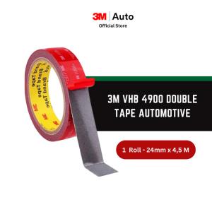 3M VHB Double Tape Automotive 4900 size 24mm x 4.5m -Double Tape Mobil