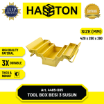 Hasston Tool Box 3 Susun Kuning / Toolbox Besi / Kotak Perkakas (4485)