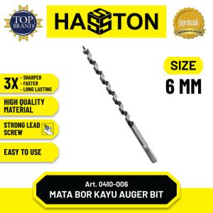 Hasston Mata Bor Kayu Auger Bit 8mm / Wood Drill Bit (0410-008) - 6 mm