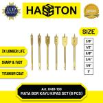 Hasston Mata Bor Kayu Kipas 6Pcs / Wood Drill Set (0410-100)