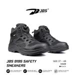 Sepatu JBS 9195 Hitam Besi Black Shoes High Sepatu Safety Sneakers Putar Sepatu Sneakers Safety Pelindung Baja Anti Tusuk Stab Resisten Kevlar - Hitam, 40