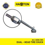 Hasston Dual-Head Tire Chuck / Kepala Inflator Pengisi Angin Ban (0200-304)