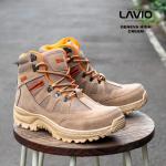 Sepatu Boots Pria Lavio Geneva High Safety Premium Pabrik Anti Licin - cream, 41