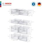Bosch KFN96APEAG Kulkas French Door Freezer Bawah Multi Pintu Seri 6