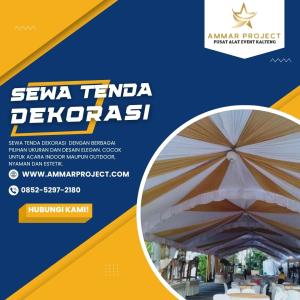 WA 0852–5297–2180 Rental Sewa Tenda Dekorasi di Palangkaraya