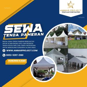 WA 0852–5297–2180 Rental Sewa Tenda Pameran di Palangkaraya