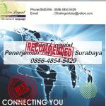 CALL KE SINI! 0856-4854-5429, Translator Bahasa Arab Surabaya