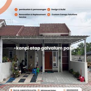 Jasa Pasang Kanopi Besi Murah di Klaten