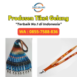 Pabrik Produksi Tiket Gelang Tali Id Card Di Balikpapan Murah Terbaik