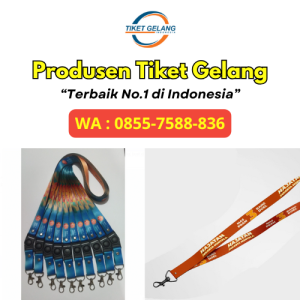 Pabrik Produksi Tiket Gelang Tali Id Card Di Surabaya Murah Terbaik