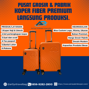 RESMI! HUB: 0856-9282-2800, Rekomendasi Koper Umroh Ternate, AKM