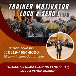 Motivator Kota Banjar No.1 Profesional, Coach Wahyudi SMT (0819-4654-8000)
