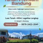 SHM! WA : 0878-2422-2049, Jual Tanah Emas Dekat Carrefour Kiaracondong