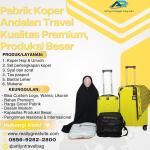 ELEGAN! WA: 0856-9282-2800, Jual Koper Umroh Custom Logo Travel Palu, AKM
