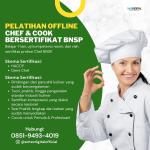 LEGAL! HUB: 0851-9493-4019, Sertifikasi Kompetensi Chef Kabupaten Gowa