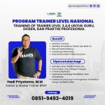 UNGGUL! HUB: 0851-9493-4019, Training TOT Sertifikasi BNSP Jakarta Selatan