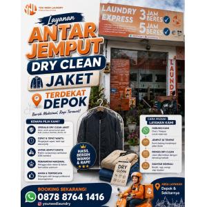 Eksklusif | WA 0878 8764 1416 | antar jemput Dry Clean Jaket terdekat Depok